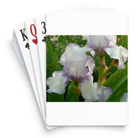 CafePress Garden Flowers Iris Standard Size Playing Cards