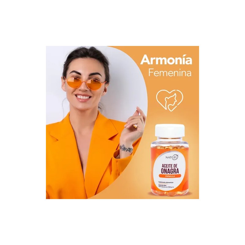 Aceite De Onagra (Prímula) 120 Softgels De 700mg Natgel