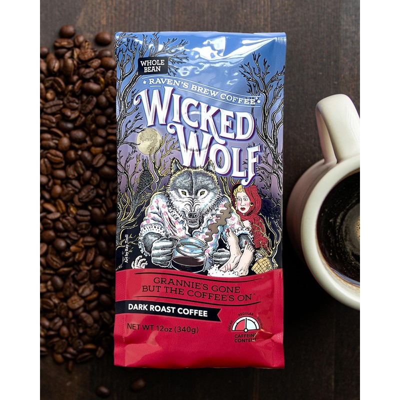Raven's Brew Coffee - Wicked Wolf - Dark Roast -
