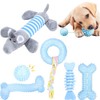 CAMITER 6 Pcs Puppy Toys - Interactive Teething Toys for
