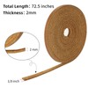 Ringsun 1/8 Inch Wide Flat Leather Strips for Crafts, Leather