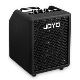 JOYO 30W Bass Amp Portable Combo Amplifier 4" Speaker with Bluetooth 5.1 + OTG Direct Recording | 3-Band EQ + Compressor | Headphone Practice for Bassist Livestream Solo Gigs (Vibe Cube BA-30, Black)
