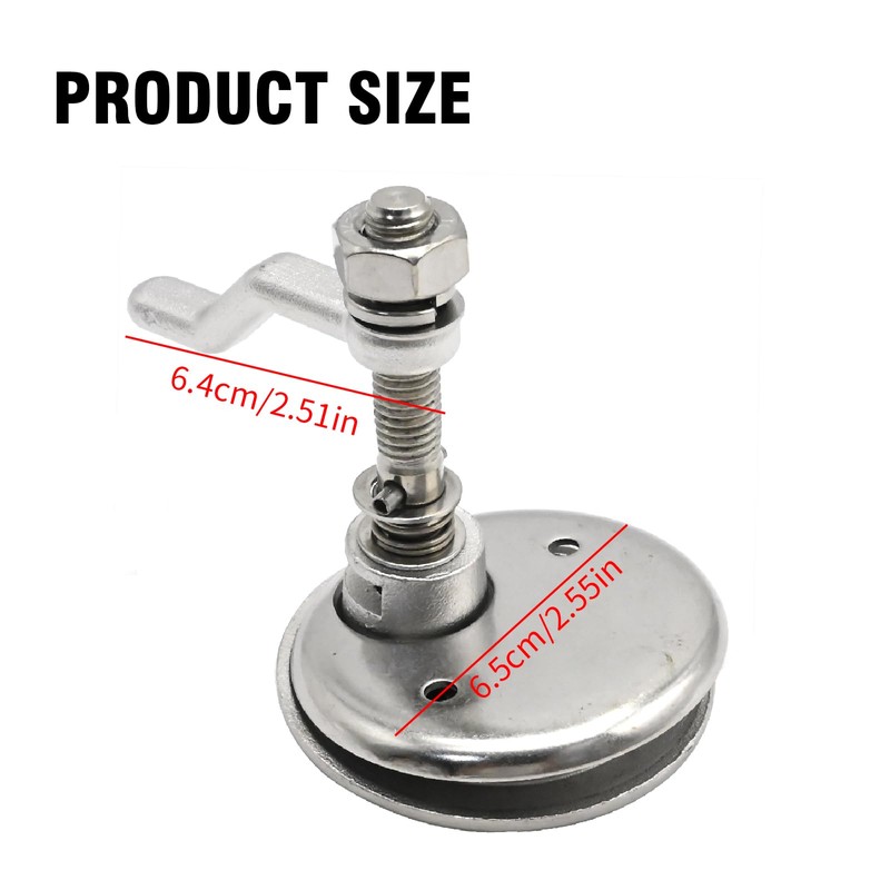 laffoonparts Boat Marine Cam Latch, 316 Stainless Steel Flush Pull