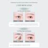 Heart Percent Dot on Mood Edge and Flat Eyebrow Pencil