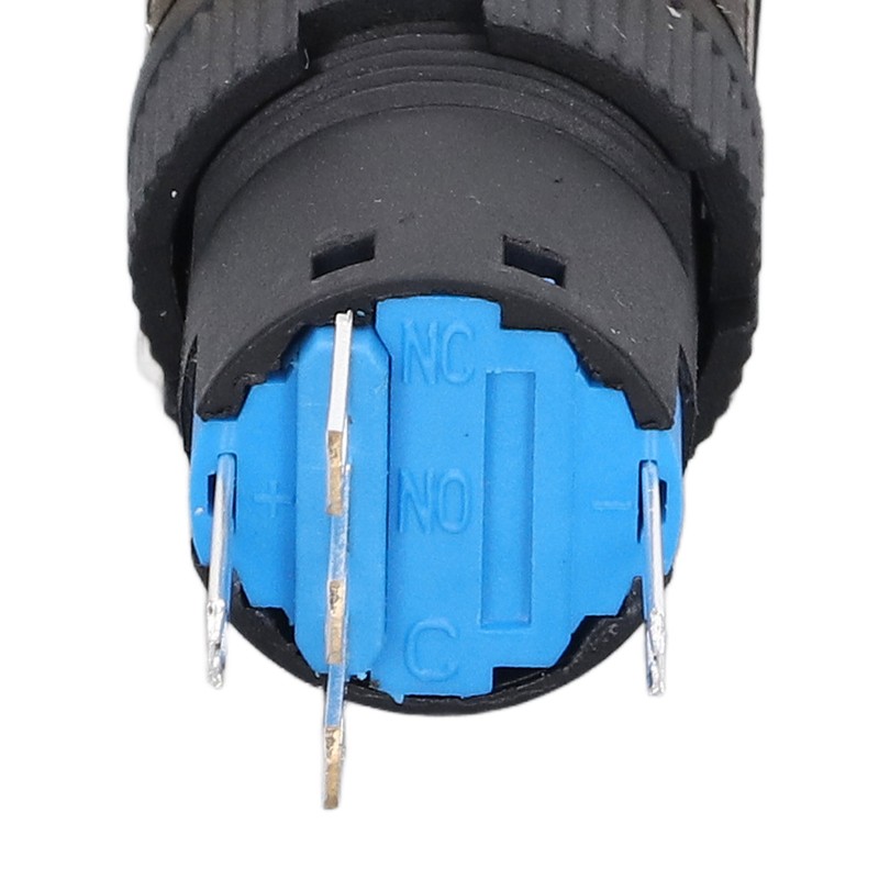 25Pcs Rotary Switch Knob 2 Position Self Locking Square Selector
