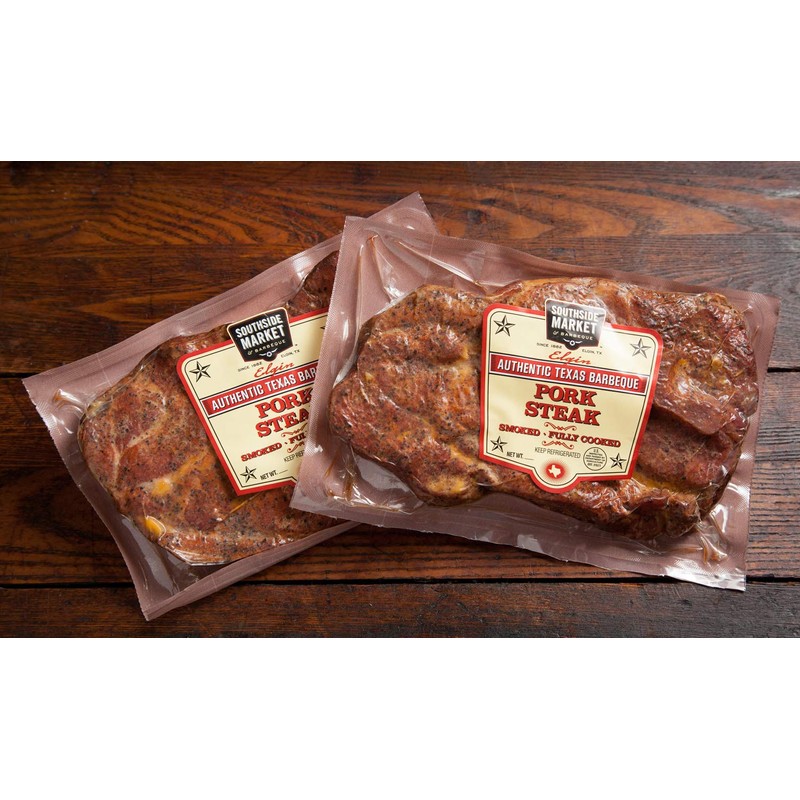 Smoked Pork Steaks - (6) 12-oz Steaks
