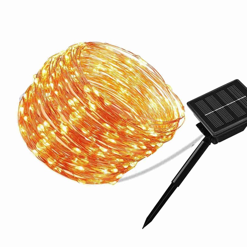 Solar String Lights Solar Powered Lamp Waterproof Decorative Lighting for