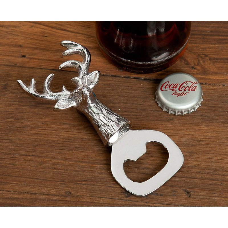 GILDE Bottle Opener Aluminium Stag