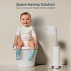 FORIOUS Toilet Paper Holder Stand, Modern Freestanding Tissue Roll Holder