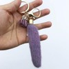 Unpafcxddyig Tail Keychains Artificial Fur Tassel Bag Handbag Accessory Hook