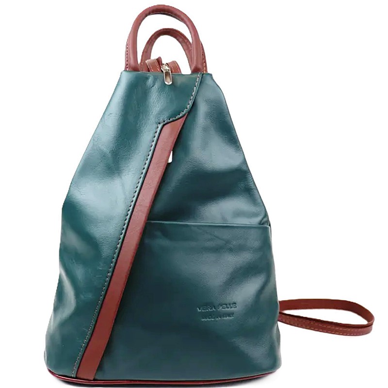 Handbag Bliss Womens Vera Pelle Super Soft Italian Leather Backpack