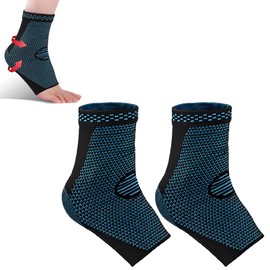 NHQZ 1 Paar Sprunggelenkbandage,knöchelbandage,achillessehne bandage zur stabilisierung und vorbeugung von verstauchungen für plantarfasziitis, arthritis, verstauchte knöchel(XL)