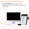 iNenya Magnetic Dry Erase Board with Clipboard,PU Leather Desktop Whiteboard