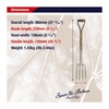 Spear & Jackson 4552BF Traditional Stainless Border Fork, Multi-Coloured