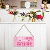 Funny Just a Girl Who Loves Anime Wood Sign Rustic