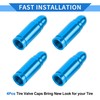VekAuto 4 Pcs Tire Valve Stem Caps, 32x10MM Car Wheel