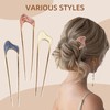 PAYFULLY 3 Stück French Hair Pin, U-förmige Haarnadeln, Neue French