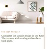 Nest Thermostat Wall Plate, 6 Inch, Bamboo Plate, Fits Generation