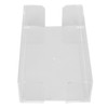 Acrylic Napkin Holder Transparent Uncapped Bathroom Napkin Holder for 23x14x6cm