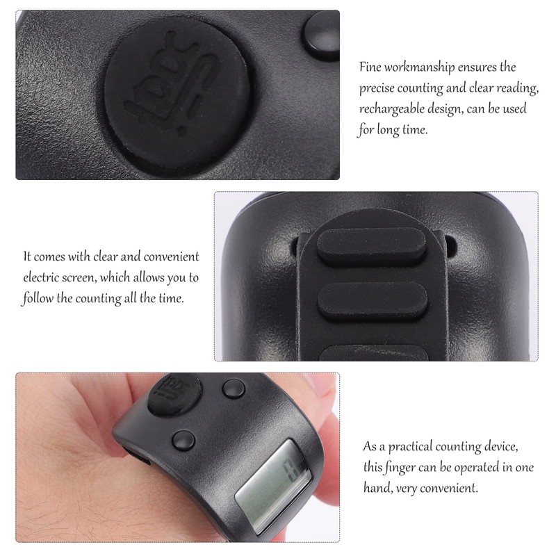 Finger Counter - Digital LCD Electronic Display Finger Hand Tally