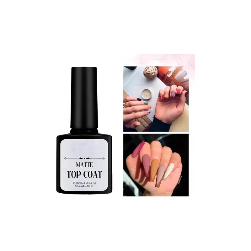 Kit Base Coat top Coat top Matte Para Polygel Esmalte