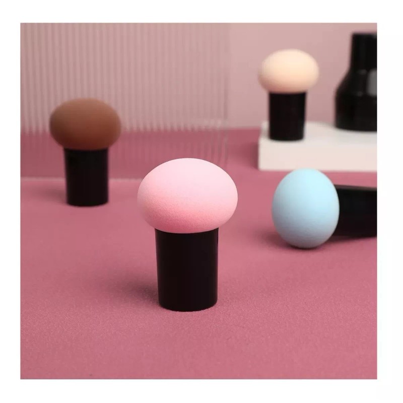 GAB Belleza Esponja Maquillaje Con Soporte Y Estuche Portátil Para