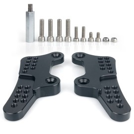 KTM 1290 Footrests SD Adapter Conversion Kit Black Construction