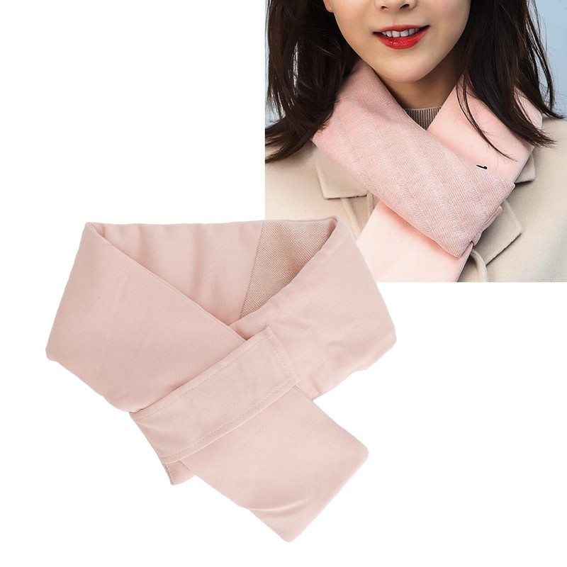 Heating Scarf Cotton Comfortable Concealed Button Washable USB Heated Scarf
