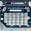 JOYEASE Space timetable wipe clean magnetic including pen - timetable