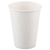 Dart 412WN Single-sided Poly Paper Hot Cups, 12 Oz, White,