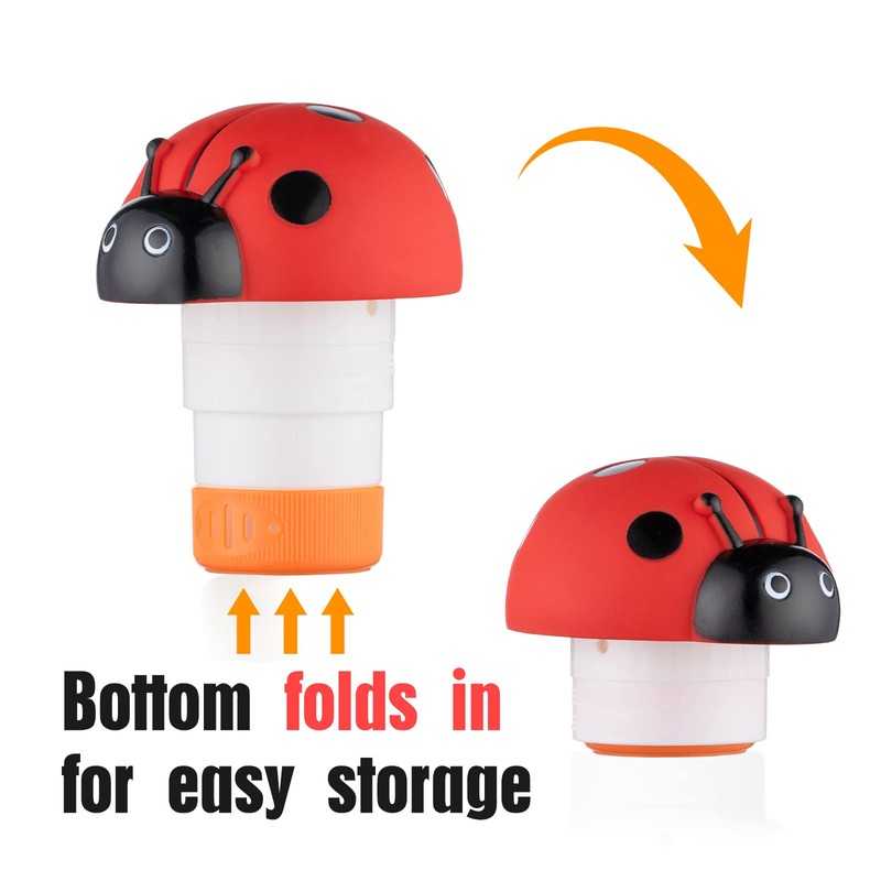 XY-WQ Ladybug Chlorine Floater for 1" Tab ONLY, Mini Floating