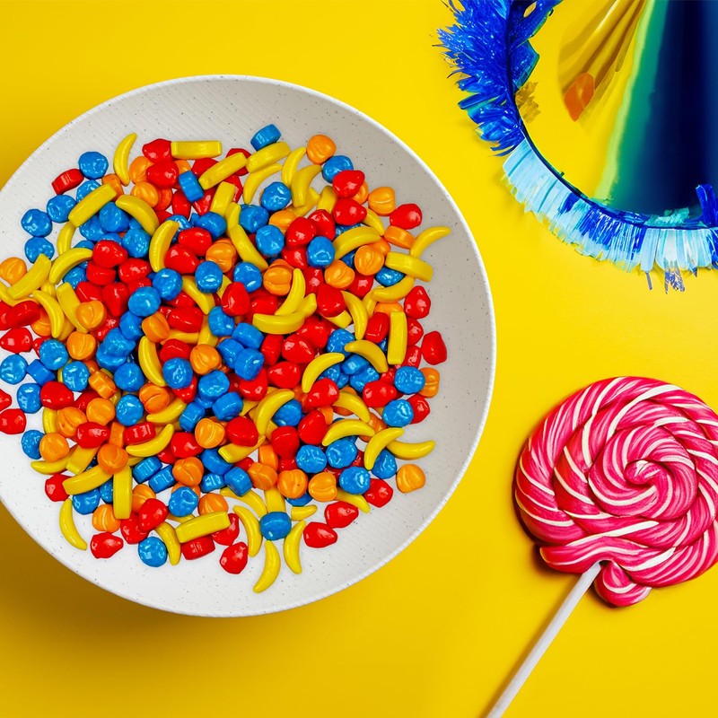 Fruit Shaped Candies - 2 Pounds - Unwrapped Gumball Machine