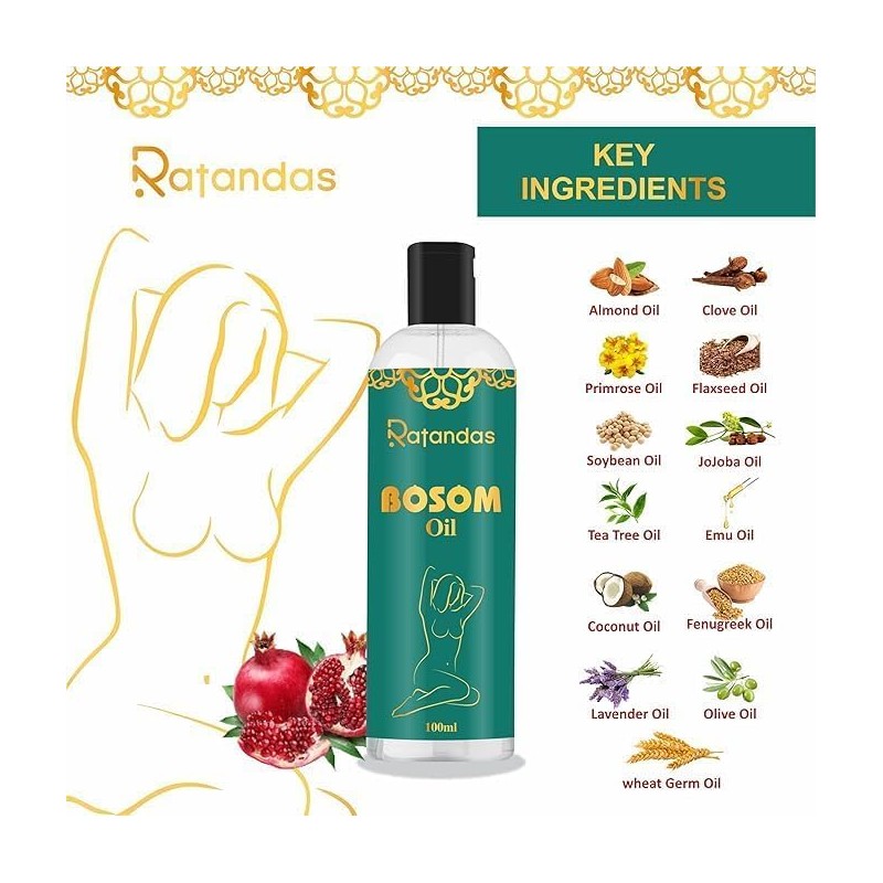  Pub Herbal Breast Massage Oil 100ML for Women