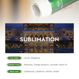 NAMSTE Sublimation 100% Pure Essential Oil - Long-Lasting Citrus & Lavender Blend, 3.38 Fl Oz Luxury Hotel Inspired Woody Amber Scent with Cedar & Labdanum for Home Spa