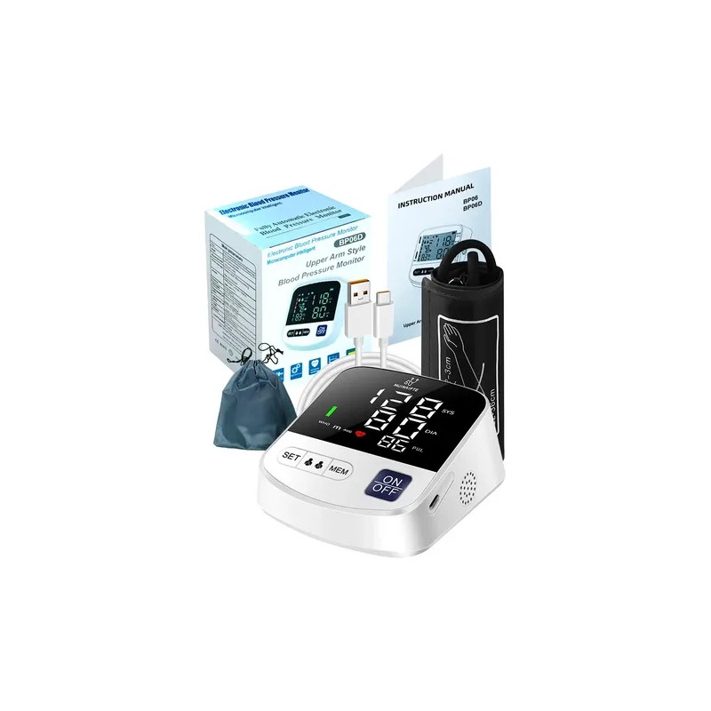 Digital Aparato Para Checar Presión Arterial De Brazoblanco