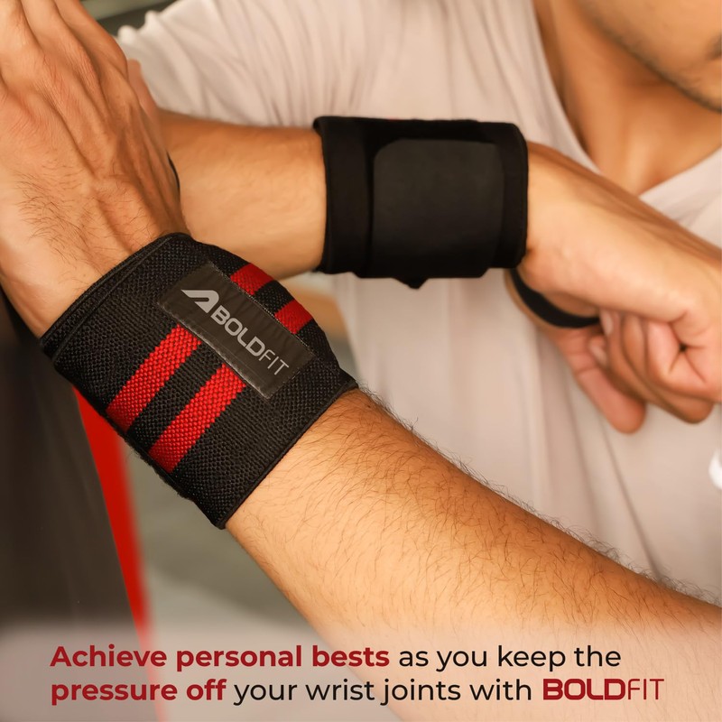 Boldfit Cotton Wrist Band for Men & Women, Wrist Supporter