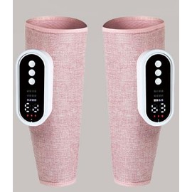 hlpsionlp Air Compression Leg Massager, Leg Compression Massager for Circulation with 3 Modes, Easy to use, Muscle Relaxation, Gifts (Pair) (Pink)