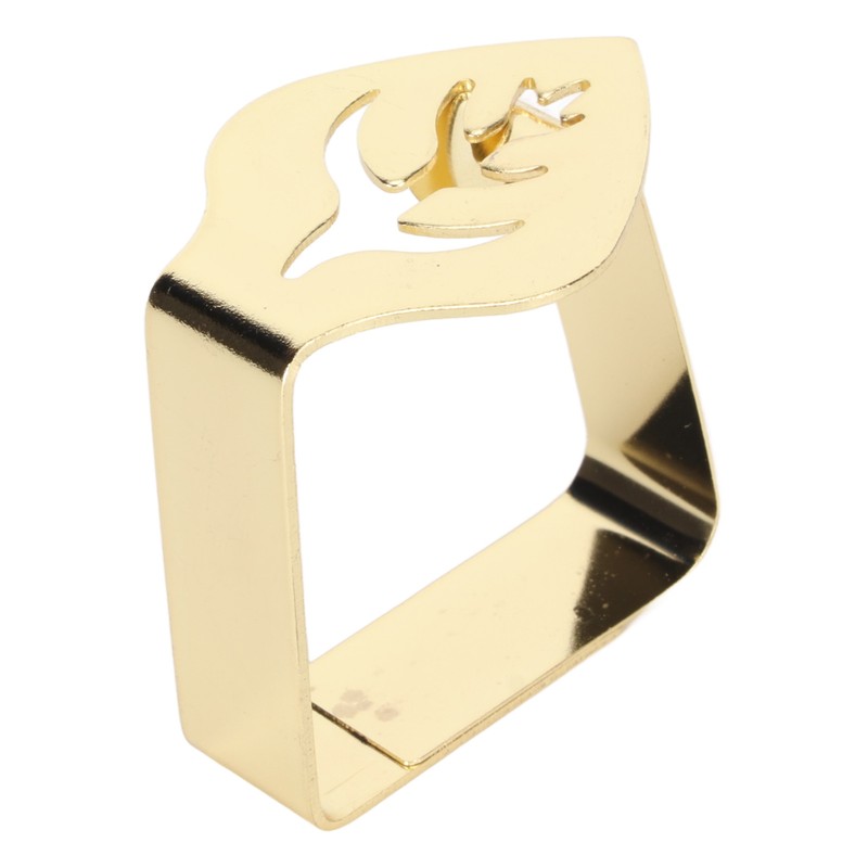 10Pcs Tablecloth Clips Stainless Steel Leaf Style Anti Slip Multi