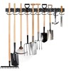 GARLWOLEX 34 Inch Garden Tool Organizer Wall Mount with Non