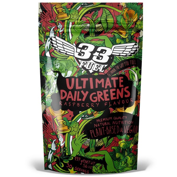 33Fuel Daily Greens Powder - Premium Superfood & Fibre Blend
