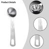 4 PCS Measuring Spoons Stainless Steel Tablespoon Small Metal Teaspoons