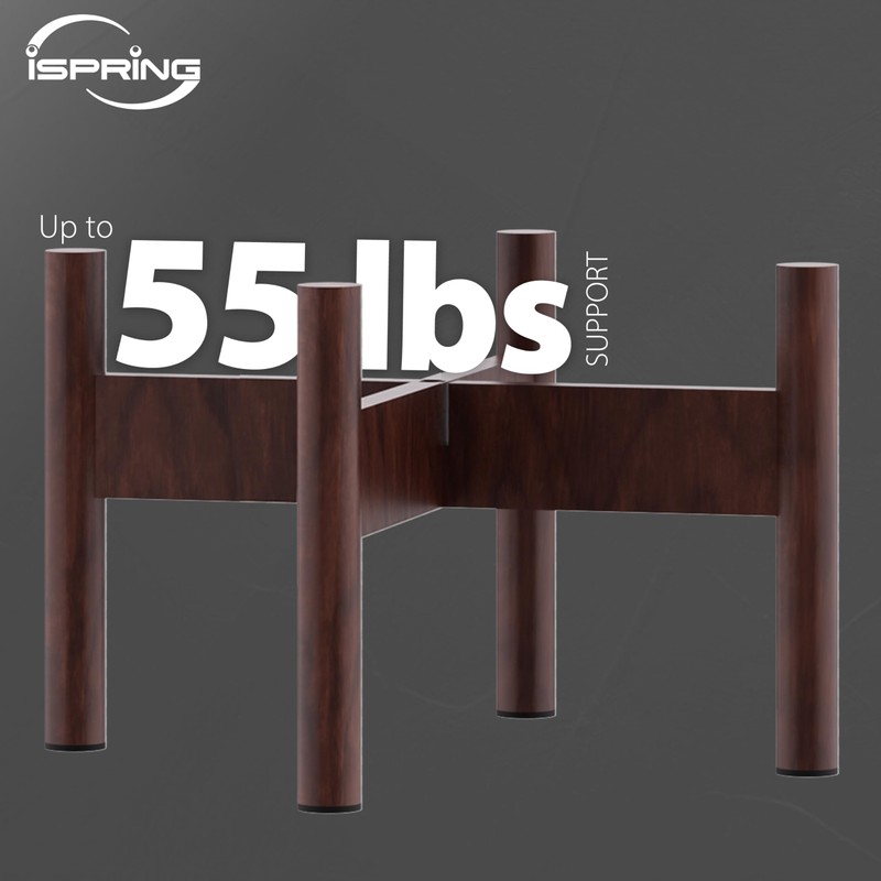 iSpring Wooden Stand for DGF2 Gravity-Fed Stainless Steel Countertop Water