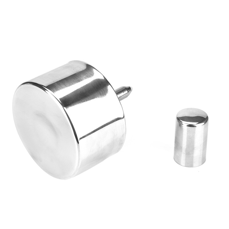 400ml Stainless Steel Thickened Alcohol Burner with Screw and Wick