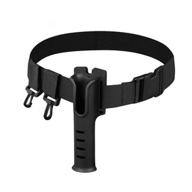 Fishing Rod Holder Belts, Adjustable Waist Wading Belts with 2Pcs Hooks, Portable Pole Inserter for Spinning Casting Fly Fishing, Outdoor Surf Kayak Fly Fishing Gear