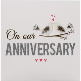 ZIZI Ltd Anniversary Card Anniversary Our - 138 mm sq inches - ZIZI Cards