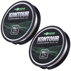 Korda Kontour Fluorocarbon Mainline 200m Spool: 18lb