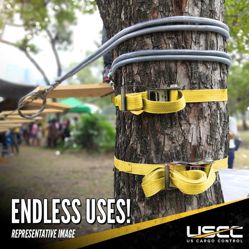 US Cargo Control Endless Ratchet Straps (4-Pack), 2 Inch Wide