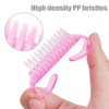 Nail Brush, 6 Pcs Plastic Clean Brush, Hand Scrubbing Cleaning
