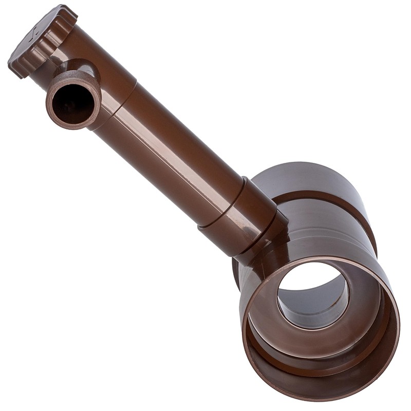 KADAX Rain Collector 80 mm, Rainwater Collector for Downpipe, Rain