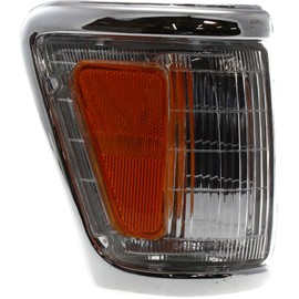 Corner Light Set of 2 Compatible with 1992-1995 Toyota Pickup Plastic Clear & Amber Lens With bulbs Driver and Passenger Side